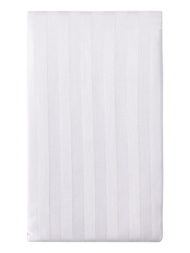 Наволочки 2 шт Страйп-Сатин Белые (вертикальная полоса)